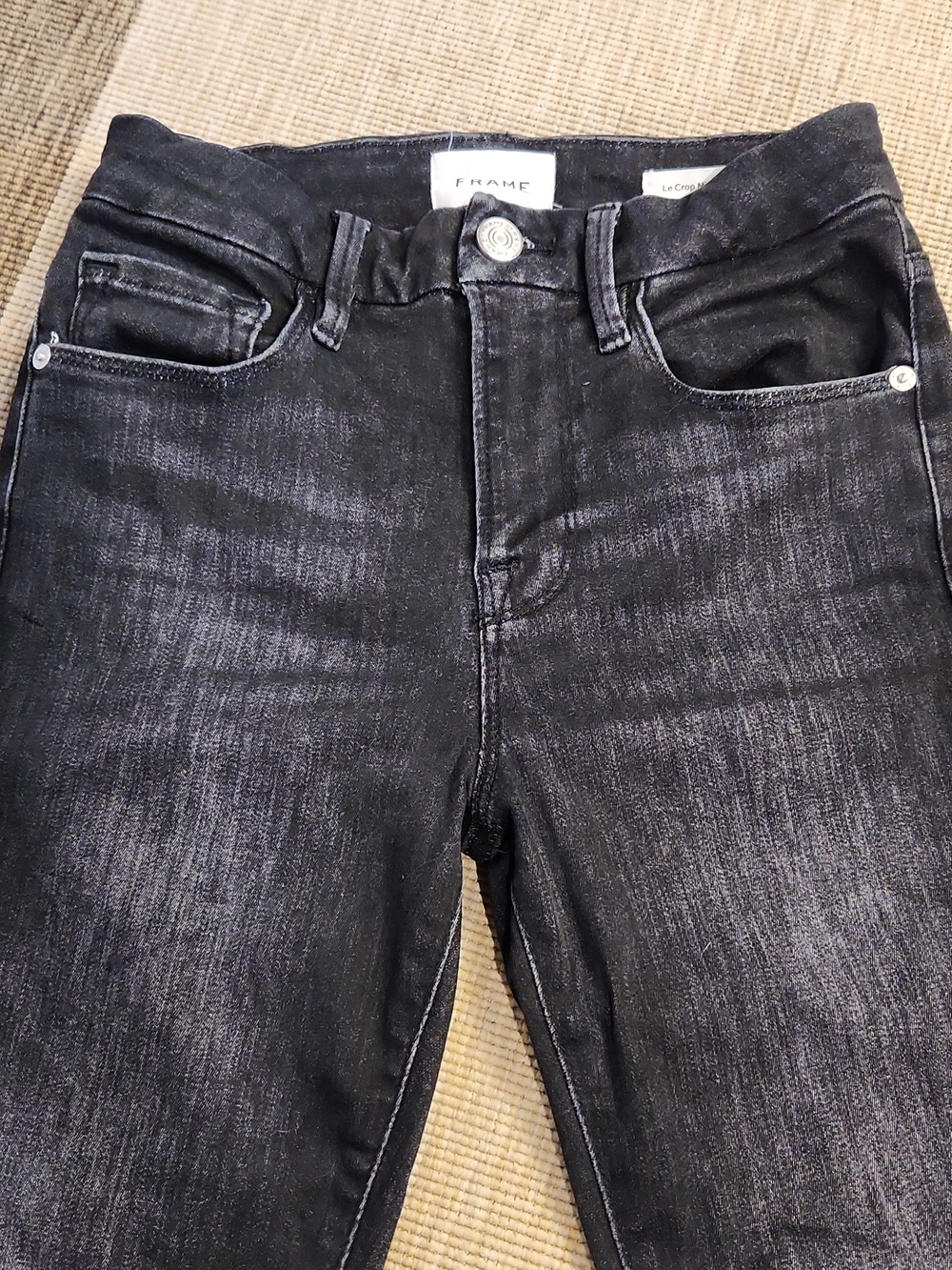 Frame Le Crop Mini Boot Tinsley Jeans Sz 25 - Picture 2 of 12